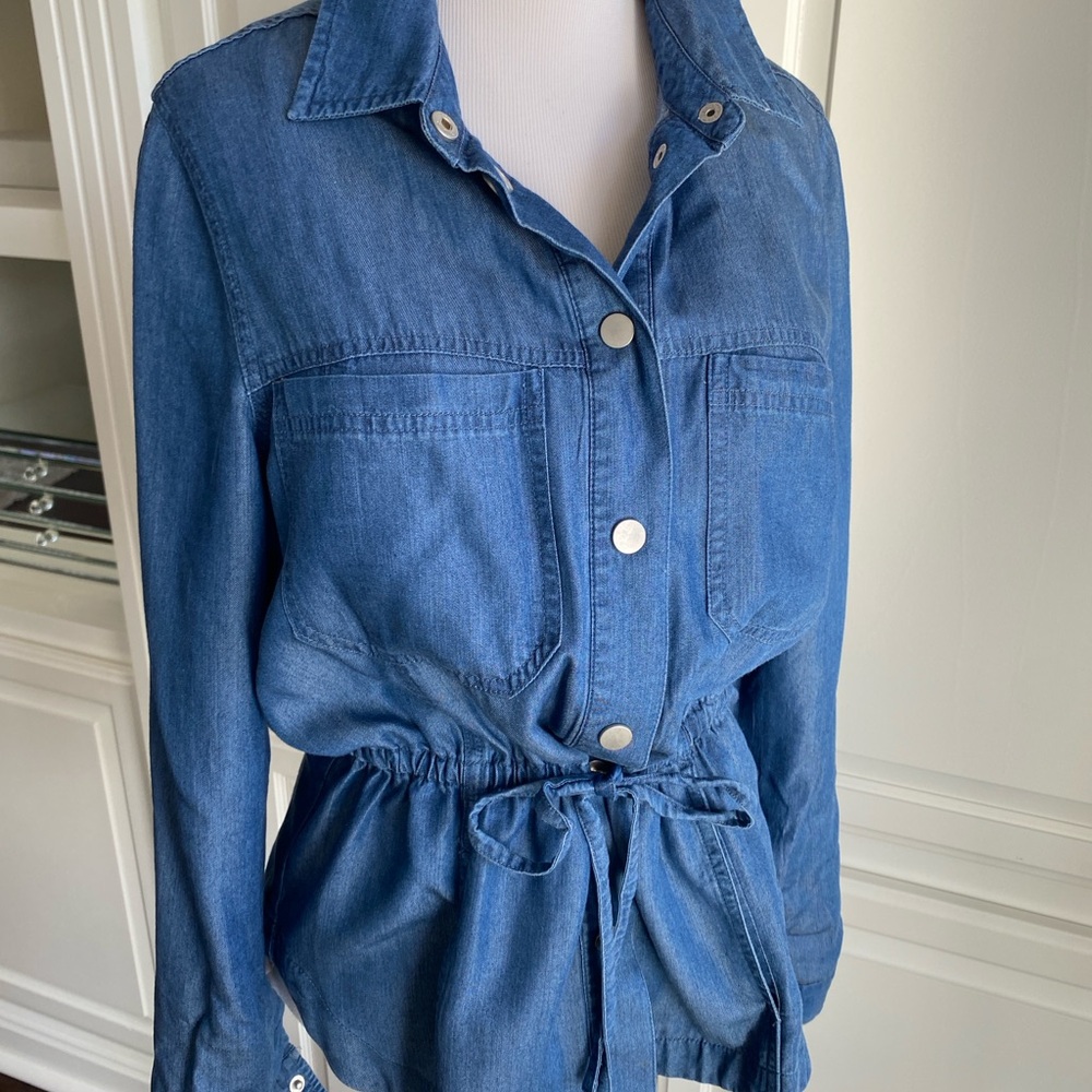 Shacket Top OR jacket with Tie Waist